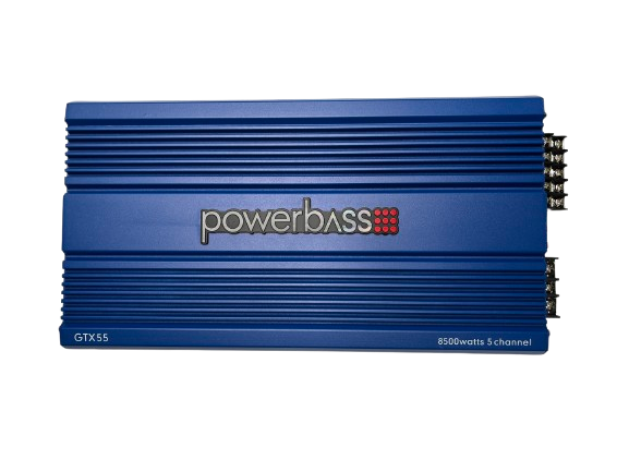 Powerbass GTX55 5 Channel 8500W 4X80W + 200W RMS Amplifier