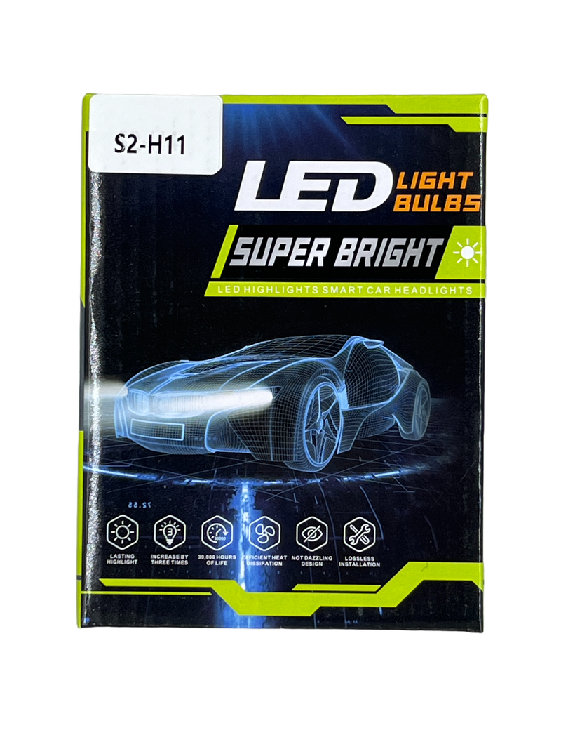 SB LED S2 Series H11 35w 6000k Lumens