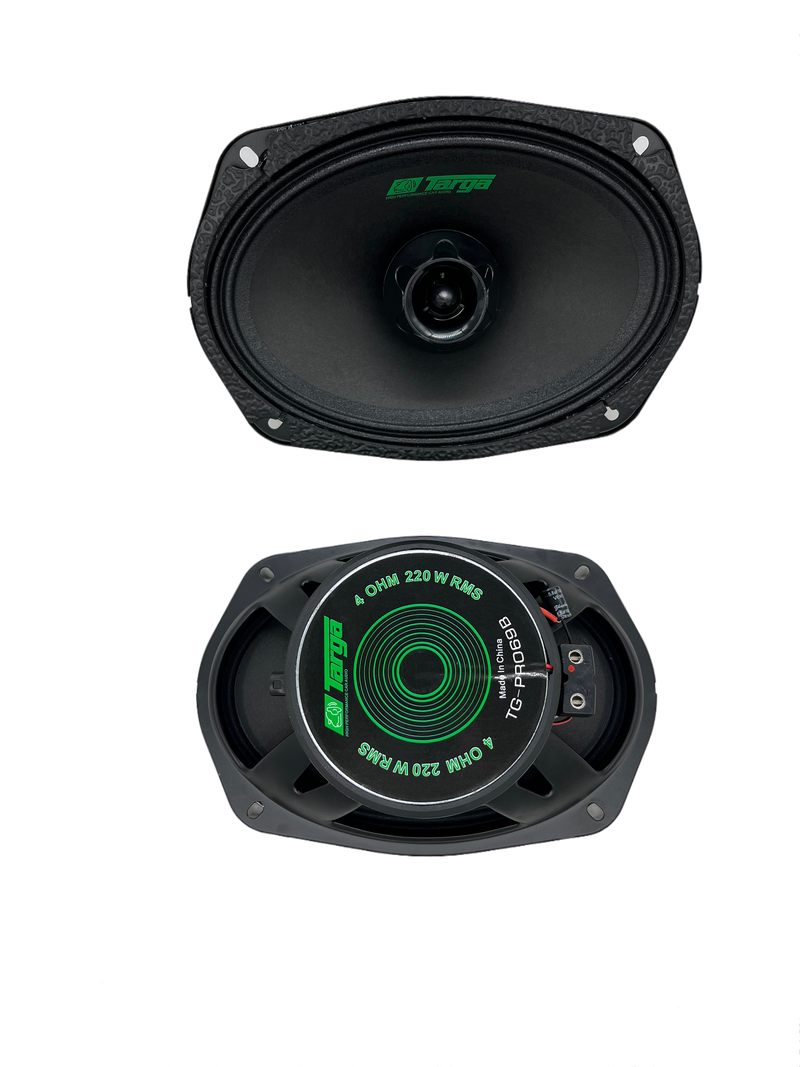Targa TG-PRO69B SPK69 6x9" 220RMS Pro Mid Speakers