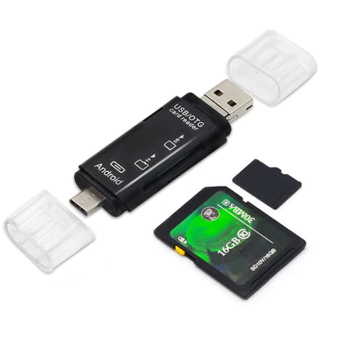 3 In 1 Adaptor USB / Card Reader / Type-C