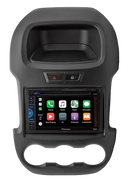Ford Ranger 2011-15 Double Din Trimplate