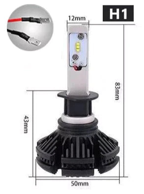 X3 LED HEADLIGHT EN-H1LED6000K