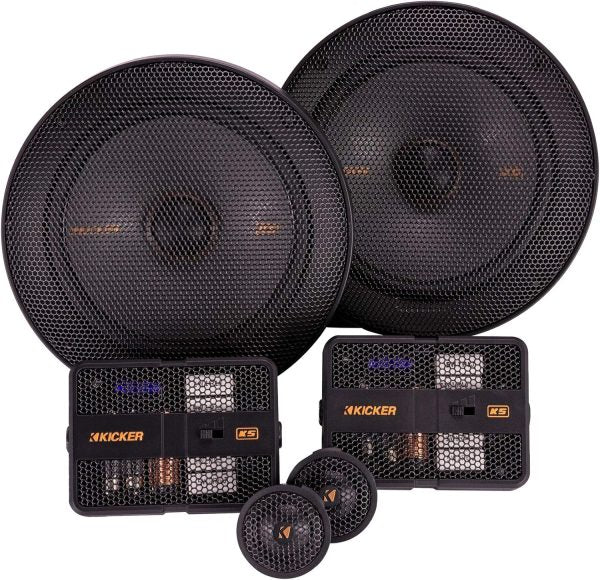 Kicker 47KSS6504 MID6 6.5" KS Series 100R Component Speaker Kit