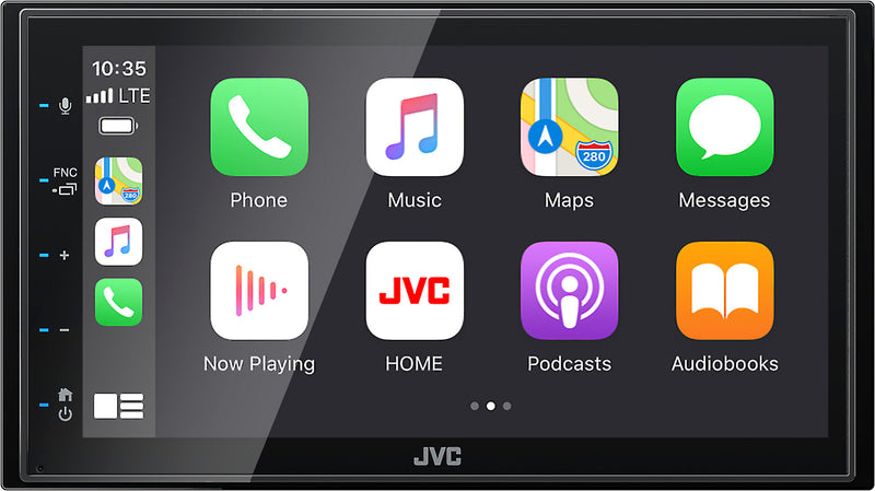 JVC KW-M560BT 6.75" Double Din BT/USB with Carplay & Android Auto