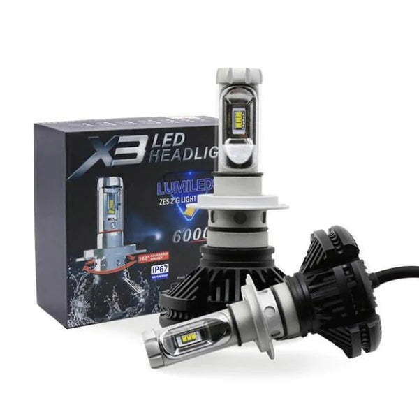 X3 LED HEADLIGHT EN-H1LED6000K