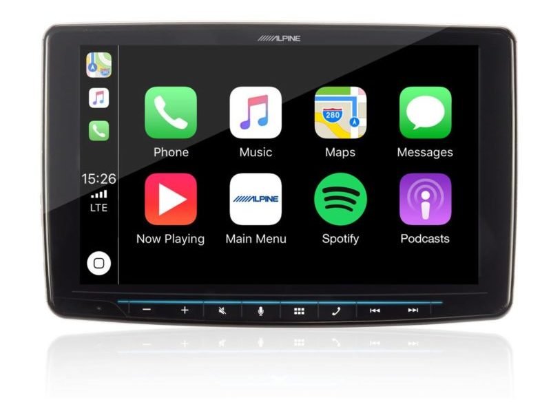 Alpine ILX-F903D  9″ Single Din BT/USB with Carplay & Android Auto