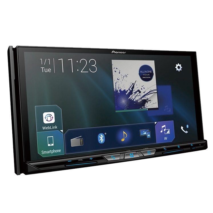 Pioneer AVH-Z9250BT Double Din DVD Receier with Apple/Android Support