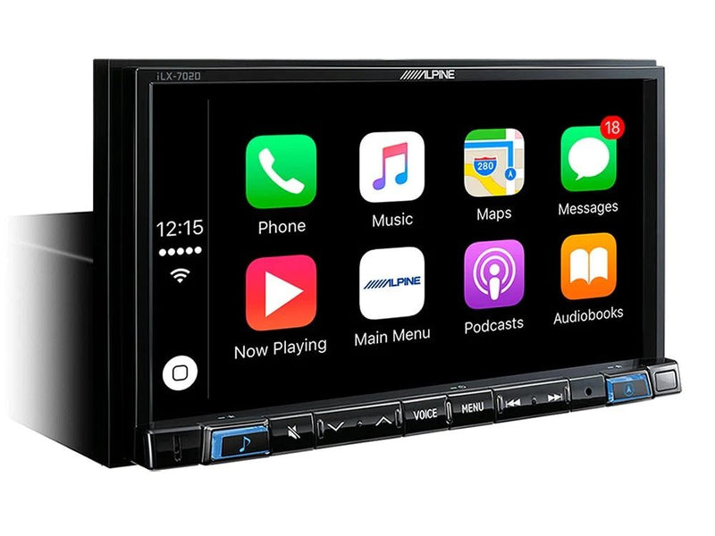 ALPINE ILX-702D 7" SINGLE DIN BT/USB WITH APPLE CARPLAY & ANDROID AUTO