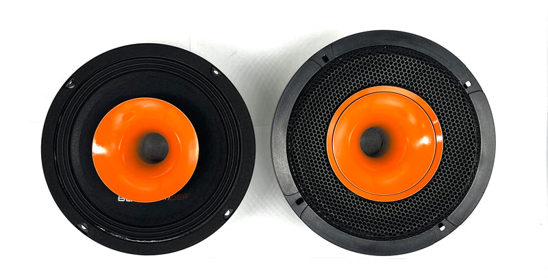 Black Spider BS-S1695PRO 6" 2000W 200RMS Coaxial Speakers