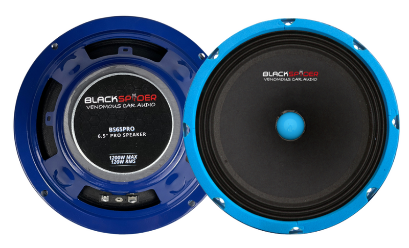 Blackspider BS65PRO 6.5" 1200W 120RMS Speakers