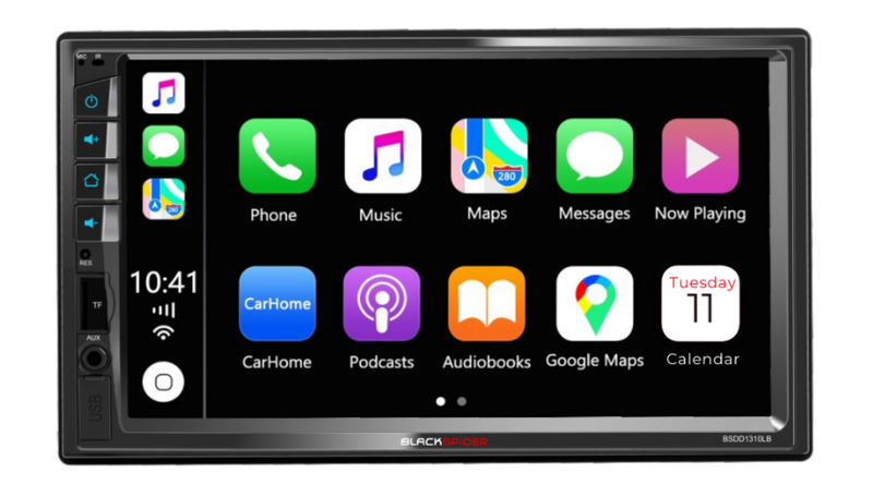 Blackspider BSDD1310LB 7" Inch Double Din Media BT/USB