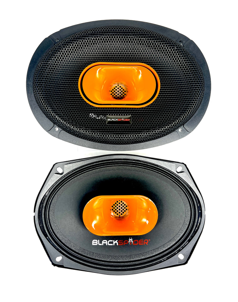 Black Spider BS-S6997PRO 6X9" 3200W 650W Speakers