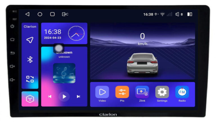 Clarion GL300 10.1" Carplay/AndroidA Double Din Radio