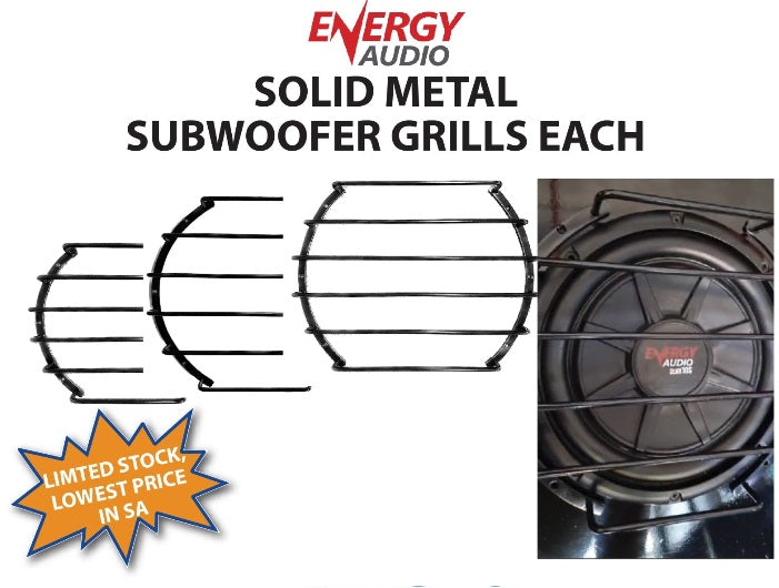 Solid Metal Subwoofer Grill (Available at all stores)