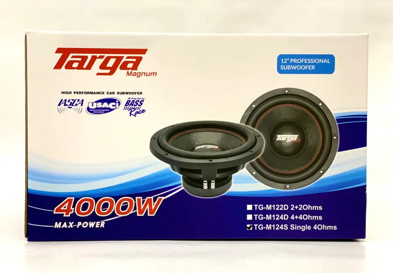 Targa TG-M124S Magnum Series 12″ SVC 4000w Subwoofer