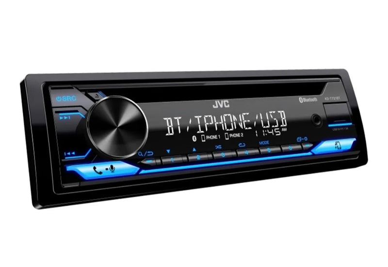 JVC KD-T721BT CD, Bluetooth and USB Single Din Radio