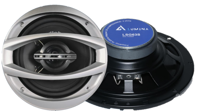 Lumina LSG63S 6.5" 600W 3-Way Speakers