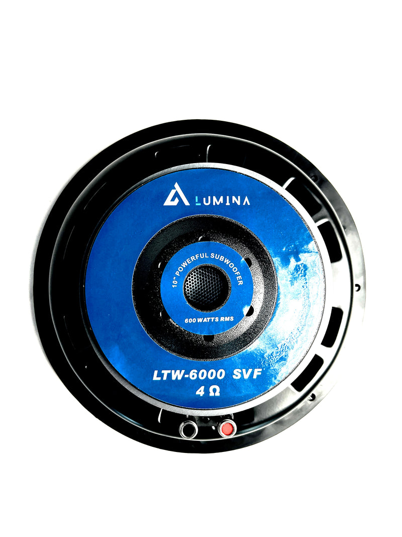 Lumina LTW-6000 10" 600RMS 6000W Slim SVC Subwoofer