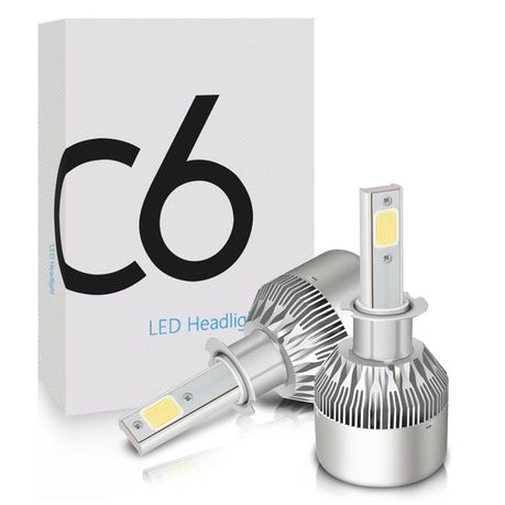 C6 LED HEADLIGHT H27 / 880 LED Headlight Bulb , White
