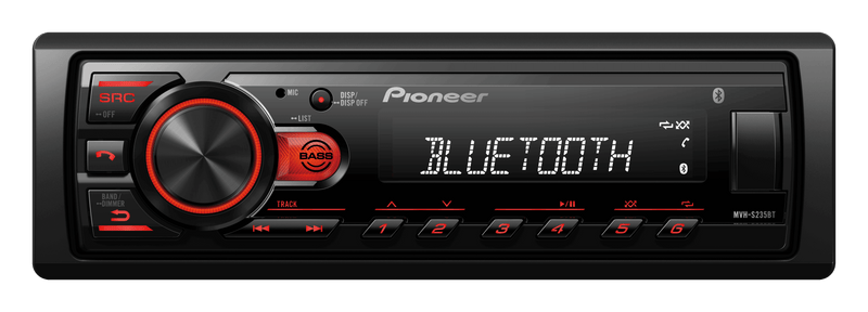 Pioneer MVH-S235BT Single Din Radio