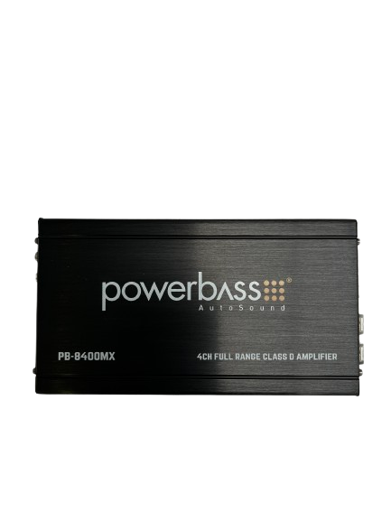 Powerbass PB8400MX 4 Channel Mini 4x100RMS Amplifier