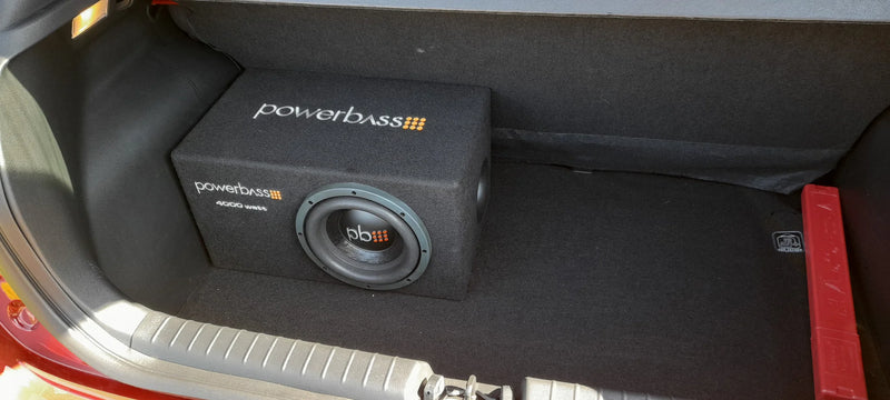 Powerbass PB-8BX 4000W 8" Enclosed Subwoofer