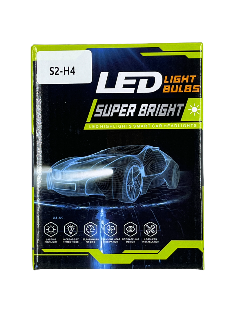 SB LED S2 Series H4 35w 6000k Lumens