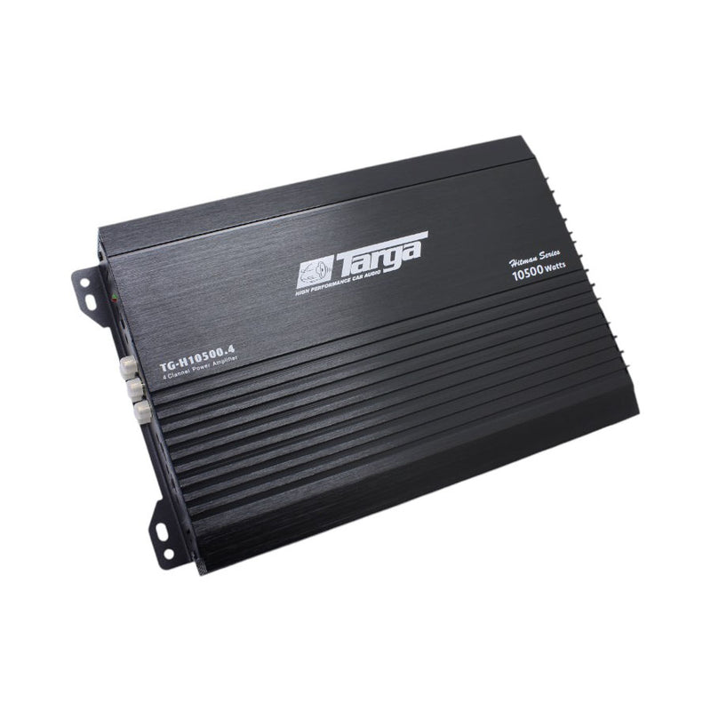 Targa TG-H10500.4 Hitman Series 10500w 50rms x 4 Channel Amplifier