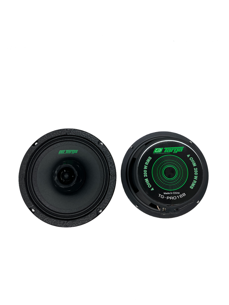 Targa TG-PRO16B 6.5" 200W Pro Mid Range Speakers