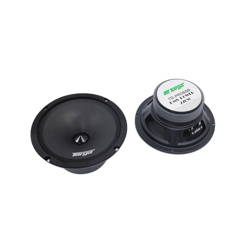 Targa TG-PRO65B 6.5" Pro Series 270rms Mid Range Speakers