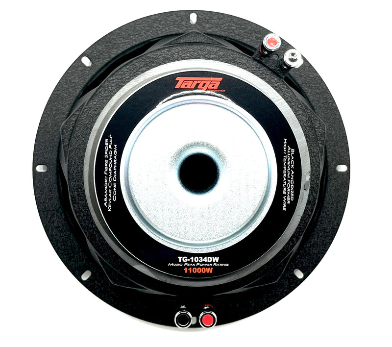 Targa TG-1034DW 10" 550RMS 11000W DVC Subwoofer