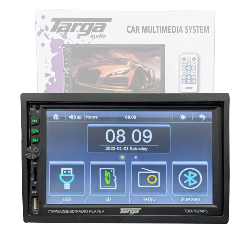 Targa TDD-702MP5 Bluetooth/USB Double Din Radio