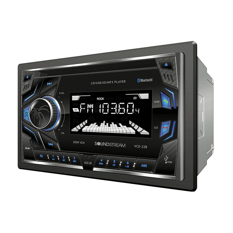 Soundstream VCD-22B BT/CD/USB/AUX Double Din Radio