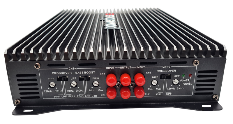 Powerbass WARHEAD4.95 8000W 4-Channel Amplifier