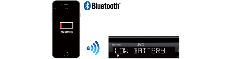 JVC KD-X368BT BT/USB/AUX Single Din Radio