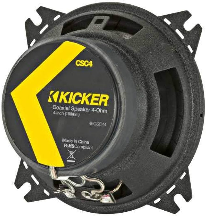 Kicker CS Series CSC44 4" 50 RMS Coaxial Speakers