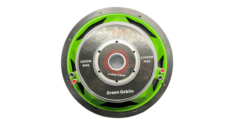 Blackspider Green Goblin SUB12D4 12" DVC D4 10000W 1050RMS Subwoofer
