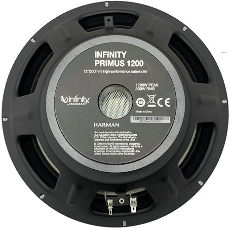 Infinity Primus1200 12" 1200W SVC Subwoofer