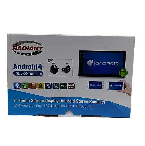 Radiant Rider 7" Double Din with Bluetooth/USB Media & Mirror Link
