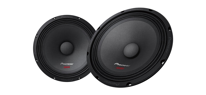 Pioneer Shuriken Series TS-M2010PRO 8" 400W High Efficiency Midrange Speakers