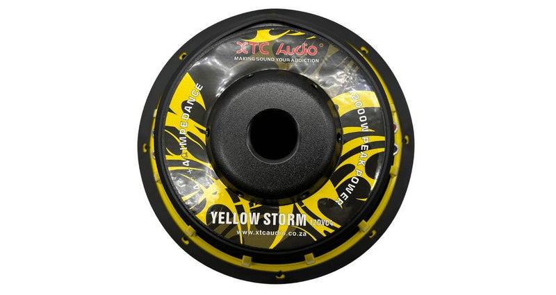 XTC Audio Yellow Storm 12" 12000W DVC Subwoofer