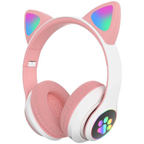 Cat Ear Bluetooth LED Headphones