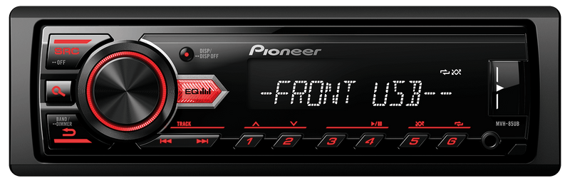 Pioneer 85UB USB/AUX Single Din Media Player