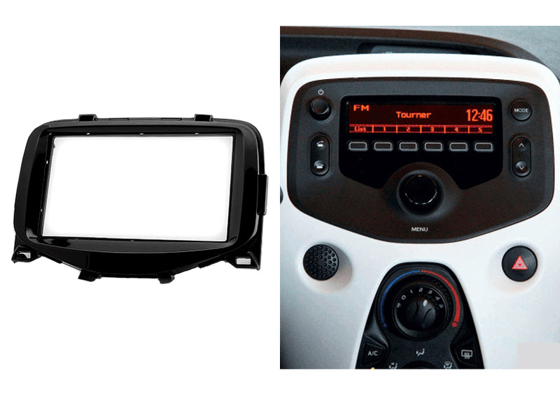 Toyota Aygo 2014+ Double Din Trimplate