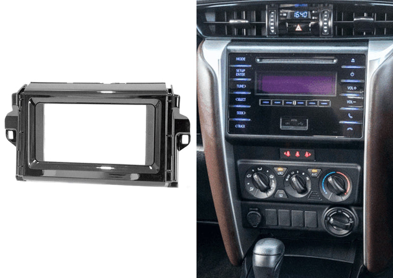 Toyota Fortuner 2015+ Double Din Trimplate
