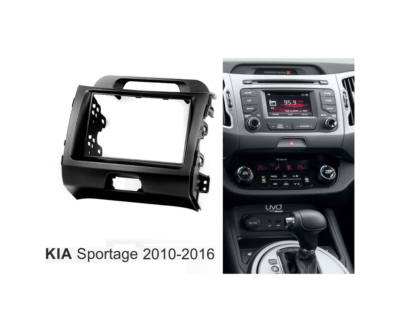 Kia Sportage (SL) 2010-2016 Double Din Trimplate