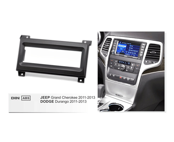 Jeep Grand Cherokee 2011 - 2013 Double Din Trimplate