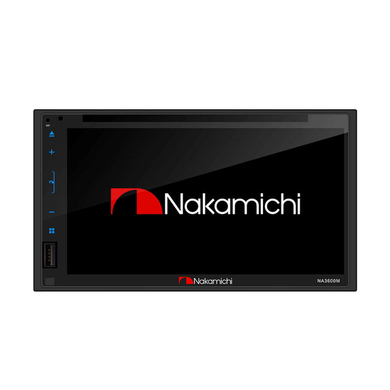 Nakamichi NA3600M 6.7″ Double Din DVD/BT/USB GPS Ready Multi-Media Receiver