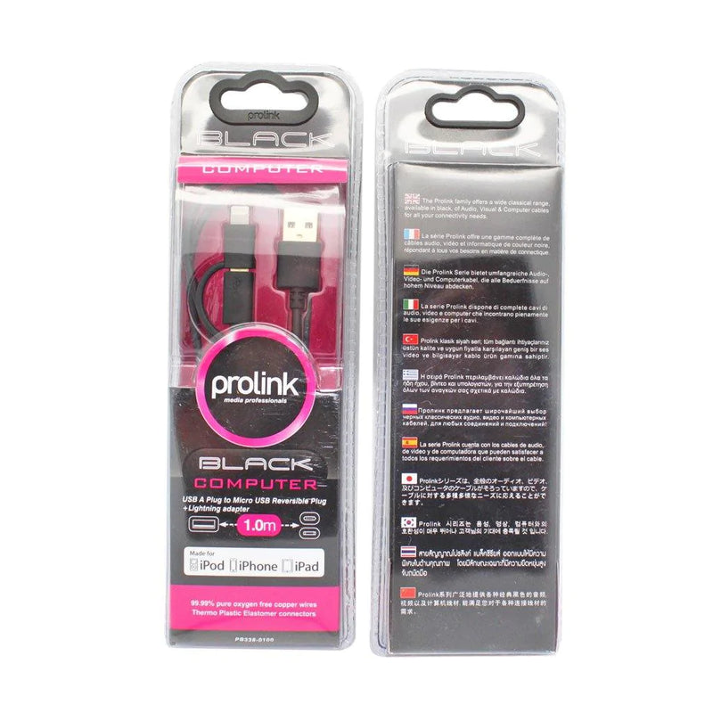 Prolink Micro USB Cable Reversible