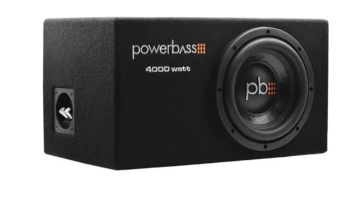 Powerbass PB-8BX 4000W 8" Enclosed Subwoofer
